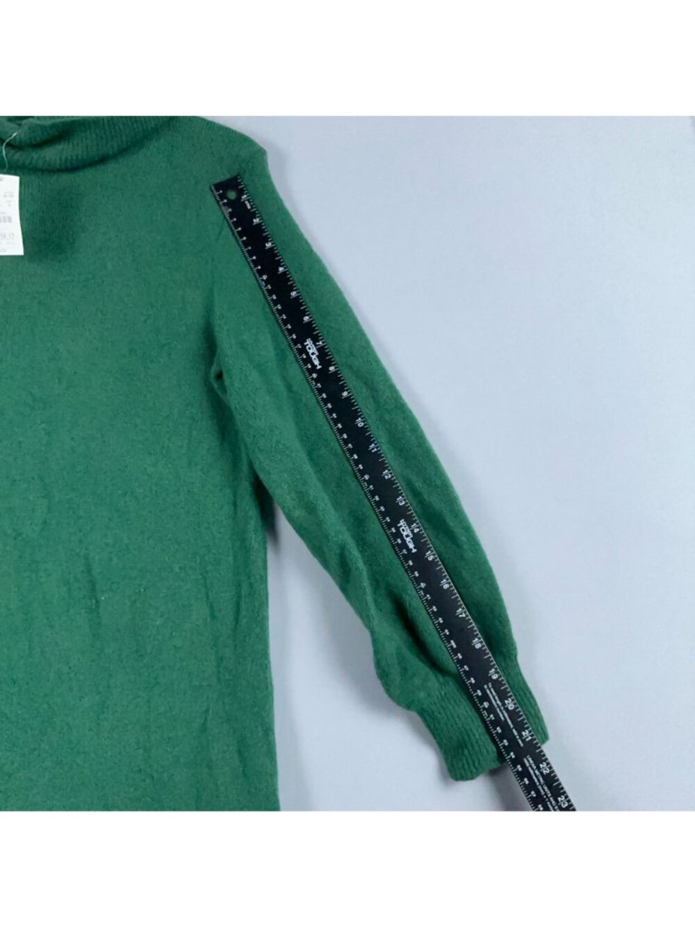J.Crew Turtleneck Sweater Dress Size Small Green Smooth Soft Wool Blend Was $99 - Picture 13 of 14